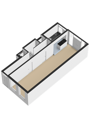 Floorplan - Virulyplein 2B, 3022 ZG Rotterdam